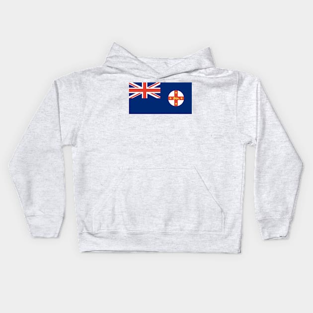 New South Wales Kids Hoodie by Wickedcartoons